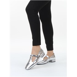 06-B68A-120U GREY/SILVER Туфли женские (натуральная кожа)