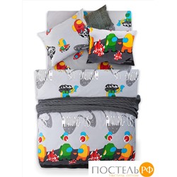 DOME КПБ АНЕСА сер 145х215-1/160х215-1/50х70-2, 4пр., хл