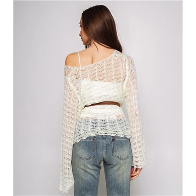 Лонгслив+топ #КТ2979, лайм