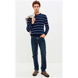 Джинсы муж. F521-0156R dark blue