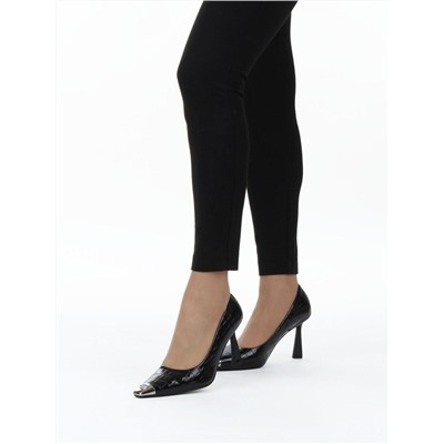 06-P1-7480 BLACK Туфли женские (натуральная кожа)