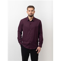 004J Мужская рубашка JenTa бордовый
