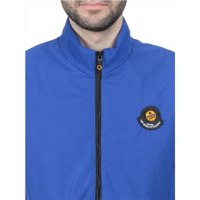 EM25057 BLUE Куртка-бомбер мужская демисезонная (100 гр. синтепон)