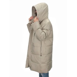 C223 GRAY/BEIGE Куртка зимняя женская (200 гр. холлофайбера)