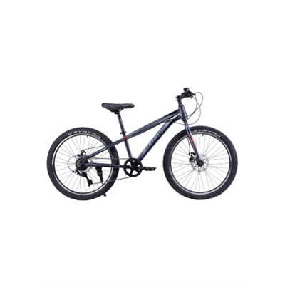 Велосипед 24" Krypton Hyperion ригид KH10BR24HF 7sp чёрный красный