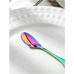 Ложка чайная Magistro Wings, длина 14 см, нержавеющая сталь, хамелеон
