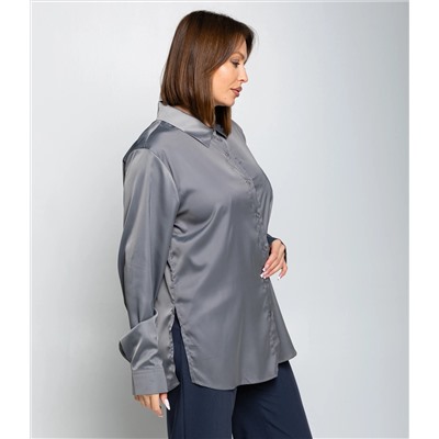 Рубашка #ОКТ085005, серый