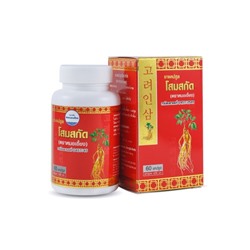 Капсулы общеукрепляющие с корнем женьшеня Kongka Herb Ginseng Extract 60 капсул