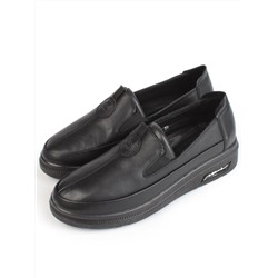 03-5316 BLACK Полуботинки женские (натуральная кожа)