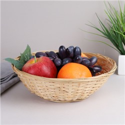 Корзина плетеная 26x8 см / GN295-4 /уп 400/