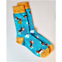 Носки р.35-40 "Dogs" Бигль
