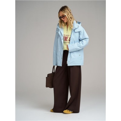 Плащ женский голубой