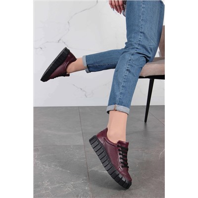 Кеды ED'ART 127.91505'bl. Бордовый R
