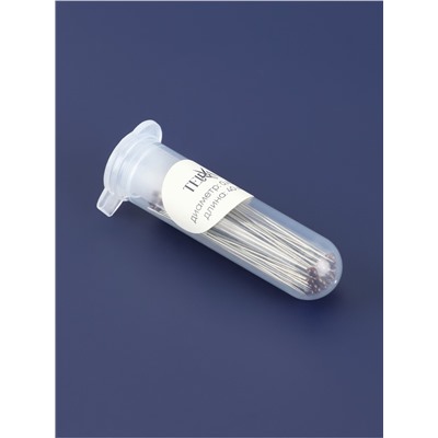 Булавки портновские TEIRA, 40 мм, d=0.45 мм, 50 шт., стальные