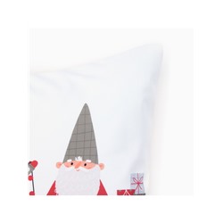 Наволочка декоративная новогодняя «Этель. Гномики», 40×40 см