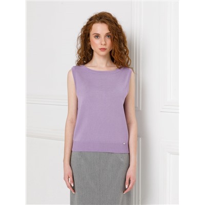 Блуза вязаная без рукавов