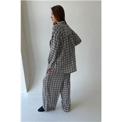 Костюм женский  SET001/13/Серый, черный, белый