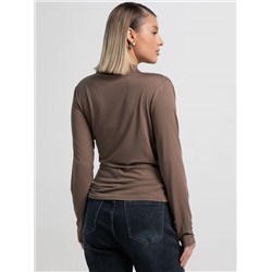 Лонгслив Тайна сердца (коричневый) Б15510-7М