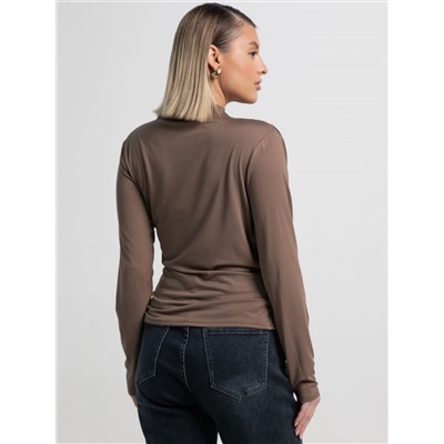 Лонгслив Тайна сердца (коричневый) Б15510-7М