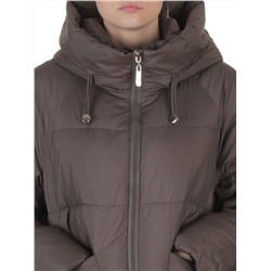 8891 DK. GRAY Пальто зимнее женское (200 гр. холлофайбер)