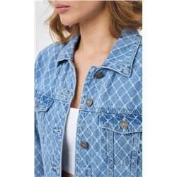 Куртка джинс F412-1228 l.blue