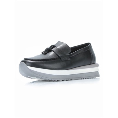 03-5951-3 BLACK Лоферы женские (натуральная кожа)