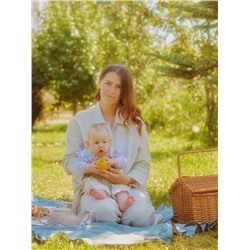 Пижама женская (рубашка, шорты) SL HOME Linen, молочная