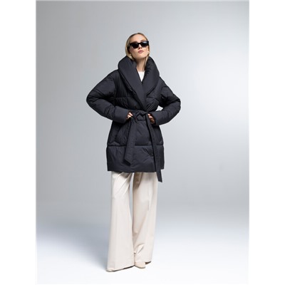 Пуховик женский черный