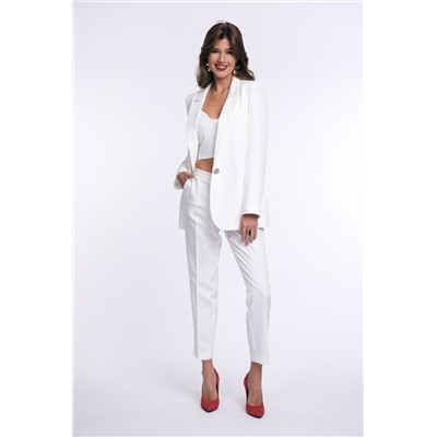 Брюки, жакет KaVaRi 8002.1 молочный