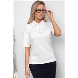 Блуза трикотажная белого цвета Вербена №4