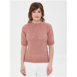 Джемпер вязаный с короткими рукавами