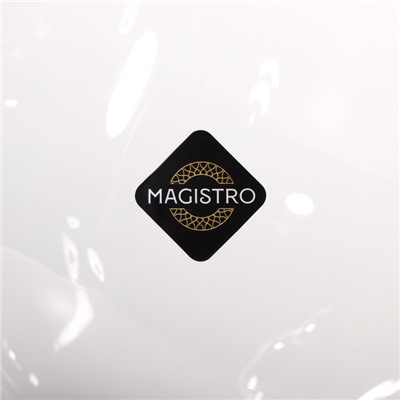 Бокалы для вина Magistro «Иллюзия», 550 мл, 10×24 см, набор 2 шт., стекло, прозрачные
