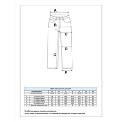 Джинсы муж. A2025 l.black