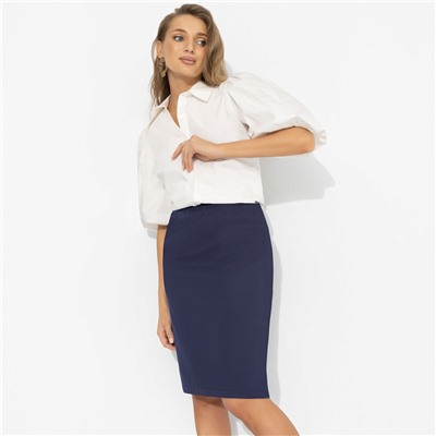 Юбка‑карандаш, Говори телом (синяя)