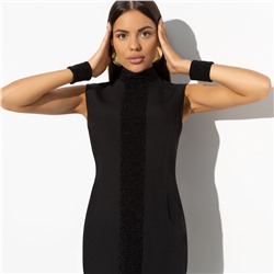 Платье-футляр элегантное, Поцелуй удачи (с манжетами)