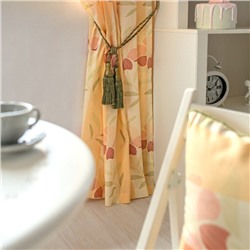 Комплект штор Microfiber-4, желтый (df-200009-gr)