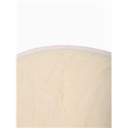 Ковер с ворсом «Этель», d=120 см, молочный