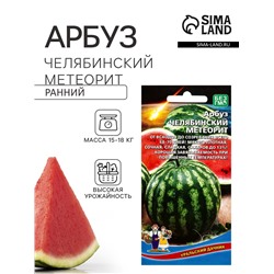 Семена Арбуз Челябинский метеорит (УД) Е/П , Е/П,  10 шт.