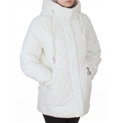 YR-6612 WHITE Куртка зимняя женская (150 гр. холлофайбер)