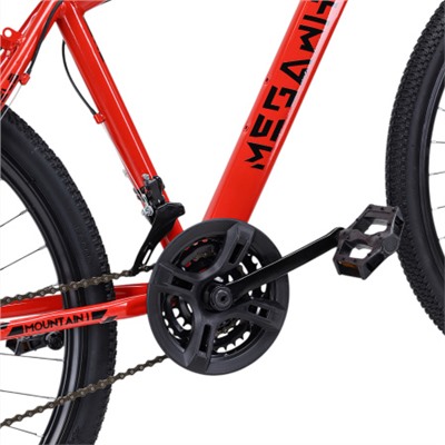 Велосипед 26" рама 17" 21sp MEGAWHEELS MOUNTAIN I красный