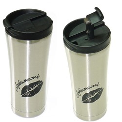 Термокружка металл 0.5L, h-20 см Любимому