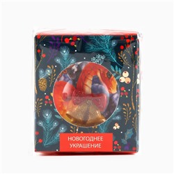 Новогодний шар ёлочный «Змейка», на Новый год, d = 6 см