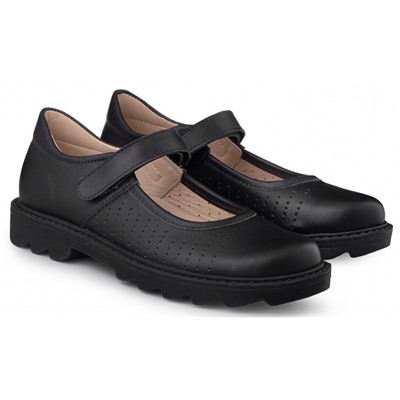 Туфли перф Bottilini 322(2) черн ( 2,5) Н.К.