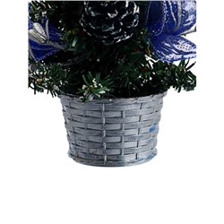 Искусственная ёлка настольная «Зимнее волшебство. Новогодний восторг», 20 см, со снегом, ветки ПВХ отгибаются