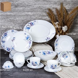 Столовый набор 36 предметов / 36/LHP-FW4 (7326) /уп 2/ Кобальтовая роза