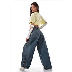 Женские джинсы широкие CRACPOT
