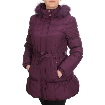 B-38 DARK VIOLET Куртка зимняя женская NO NAME (100 гр. холлофайбер)