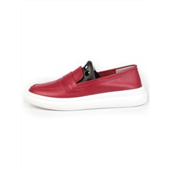 03-ZL-8501 DK. RED Полуботинки женские (натуральная кожа)