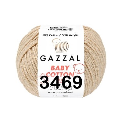 Пряжа Gazzal Baby Cotton 25