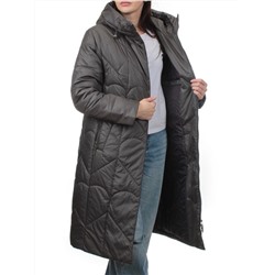 TR-2301 GRAY TURQUOISE Пальто зимнее женское (верблюжья шерсть)